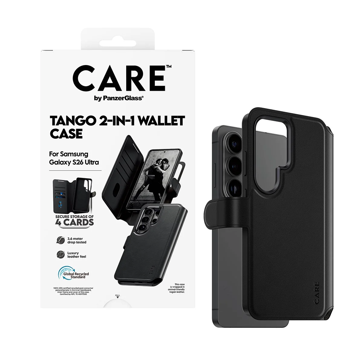 CARE™ by PanzerGlass® Case Tango 2-in-1 Wallet m. Qi Samsung Galaxy S26 Ultra - Image 6
