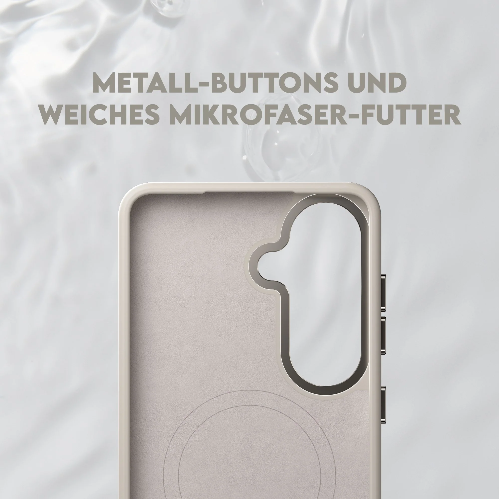 CARE™ by PanzerGlass® Flow Case Vanilla m. Qi Samsung Galaxy S26+ - Image 9
