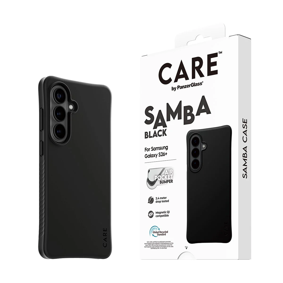 CARE™ by PanzerGlass® Samba Case Schwarz m. Qi Samsung Galaxy S26+ - Image 6