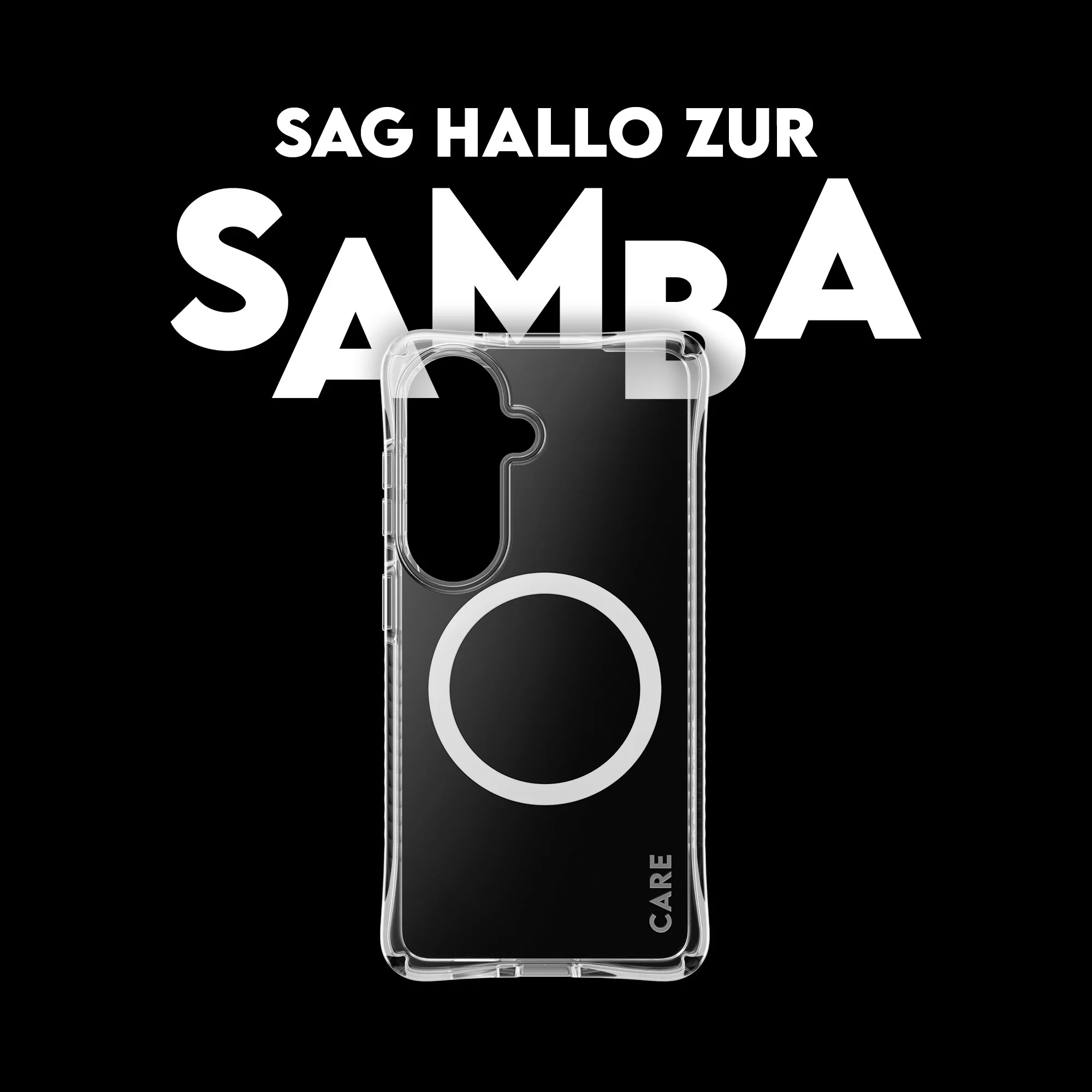 CARE™ by PanzerGlass® Samba Case Transparent m. Weiss Qi Samsung Galaxy S26 - Image 7