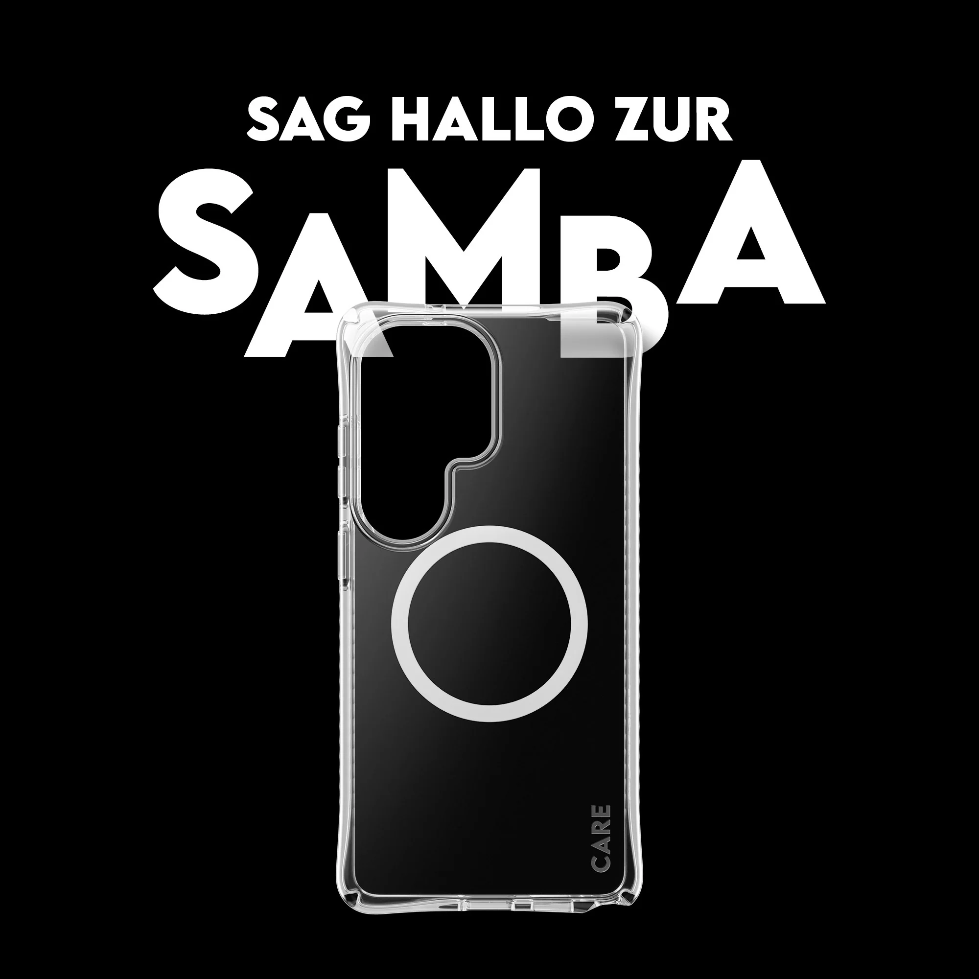 CARE™ by PanzerGlass® Samba Case Transparent m. Weiss Qi Samsung Galaxy S26 Ultra - Image 7