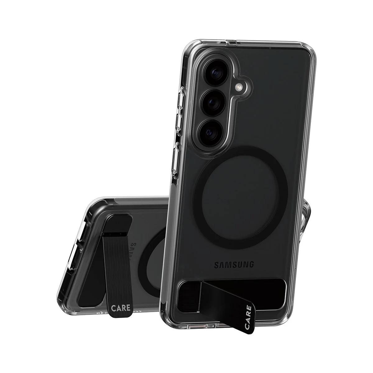 CARE™ by PanzerGlass® Kickstand Case Transparent m. Qi Samsung Galaxy S26 - Image 5