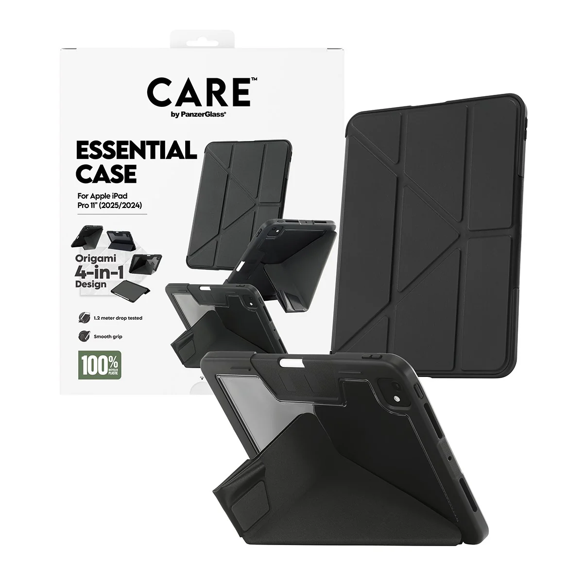 CARE™ by PanzerGlass Essential Case Schwarz iPad Pro 11" (2024-2025) - Image 5