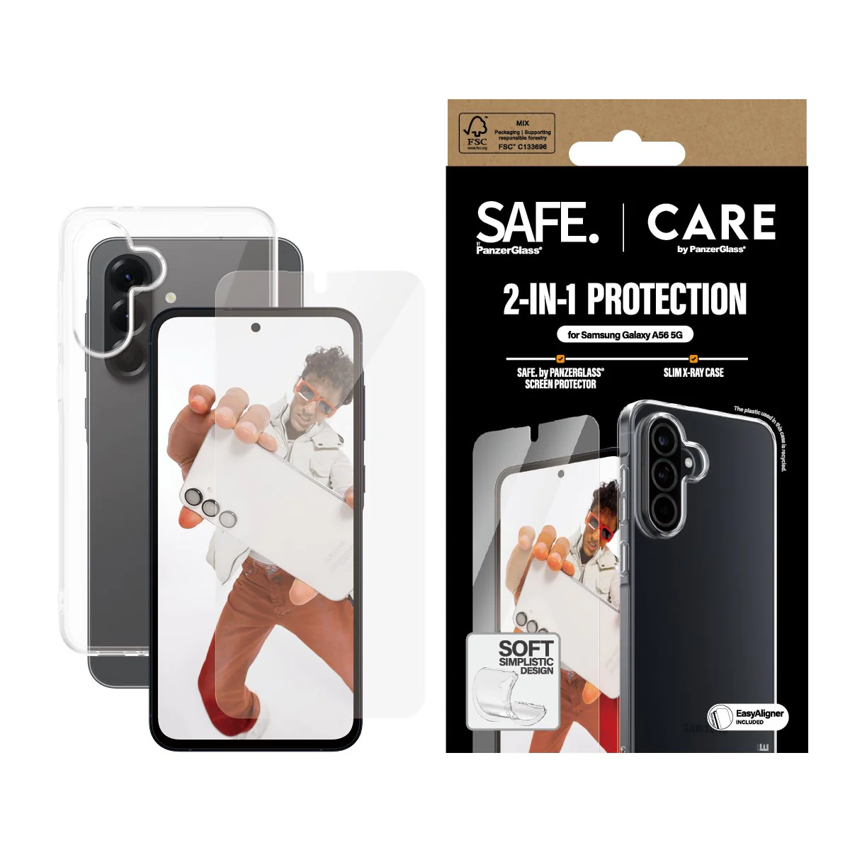 CARE™ by PanzerGlass® 2-in-1 Set Samsung Galaxy A56 5G - Image 2