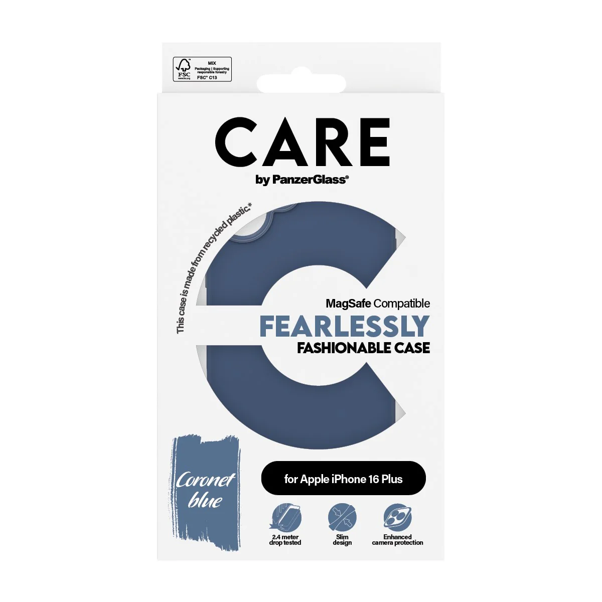 CARE™ by PanzerGlass® Case Blau m. MagSafe iPhone 16 Plus - Image 3