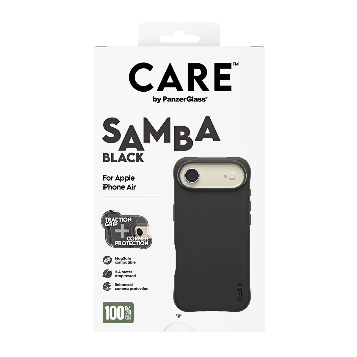 CARE™ by PanzerGlass® Samba Case Schwarz m. MagSafe iPhone Air - Image 3