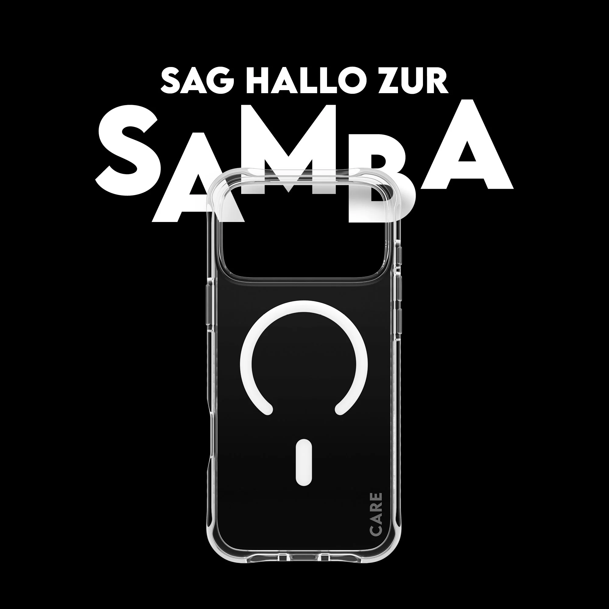 CARE™ by PanzerGlass® Samba Case Transparent m. Weiß MagSafe iPhone 17 Pro Max - Image 6