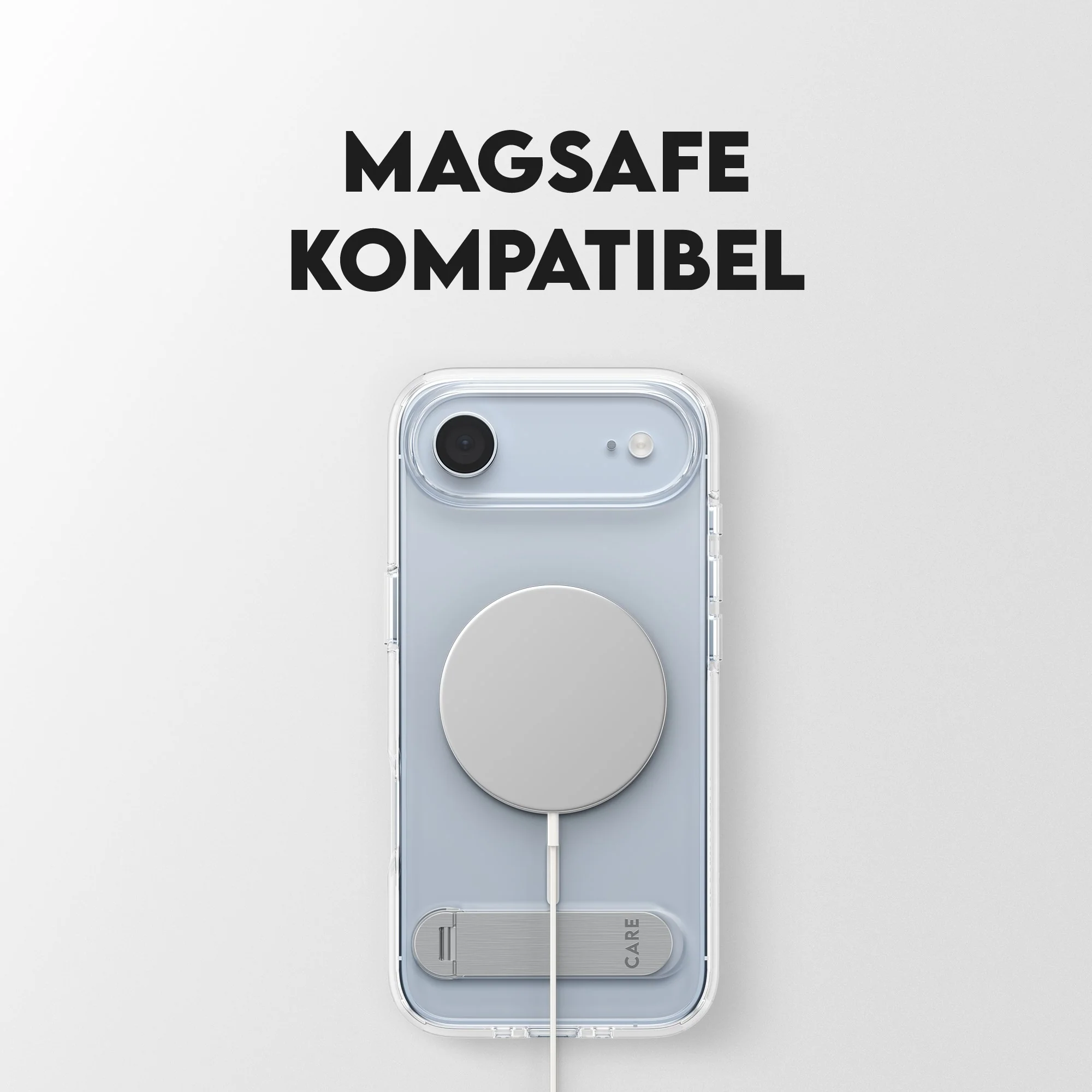 CARE™ by PanzerGlass® Kickstand Case Transparent m. MagSafe iPhone Air - Image 12