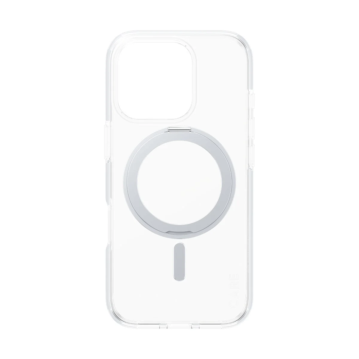 CARE™ by PanzerGlass® Case Transparent m. Silber Kickstand & MagSafe iPhone 16 Pro - Image 4