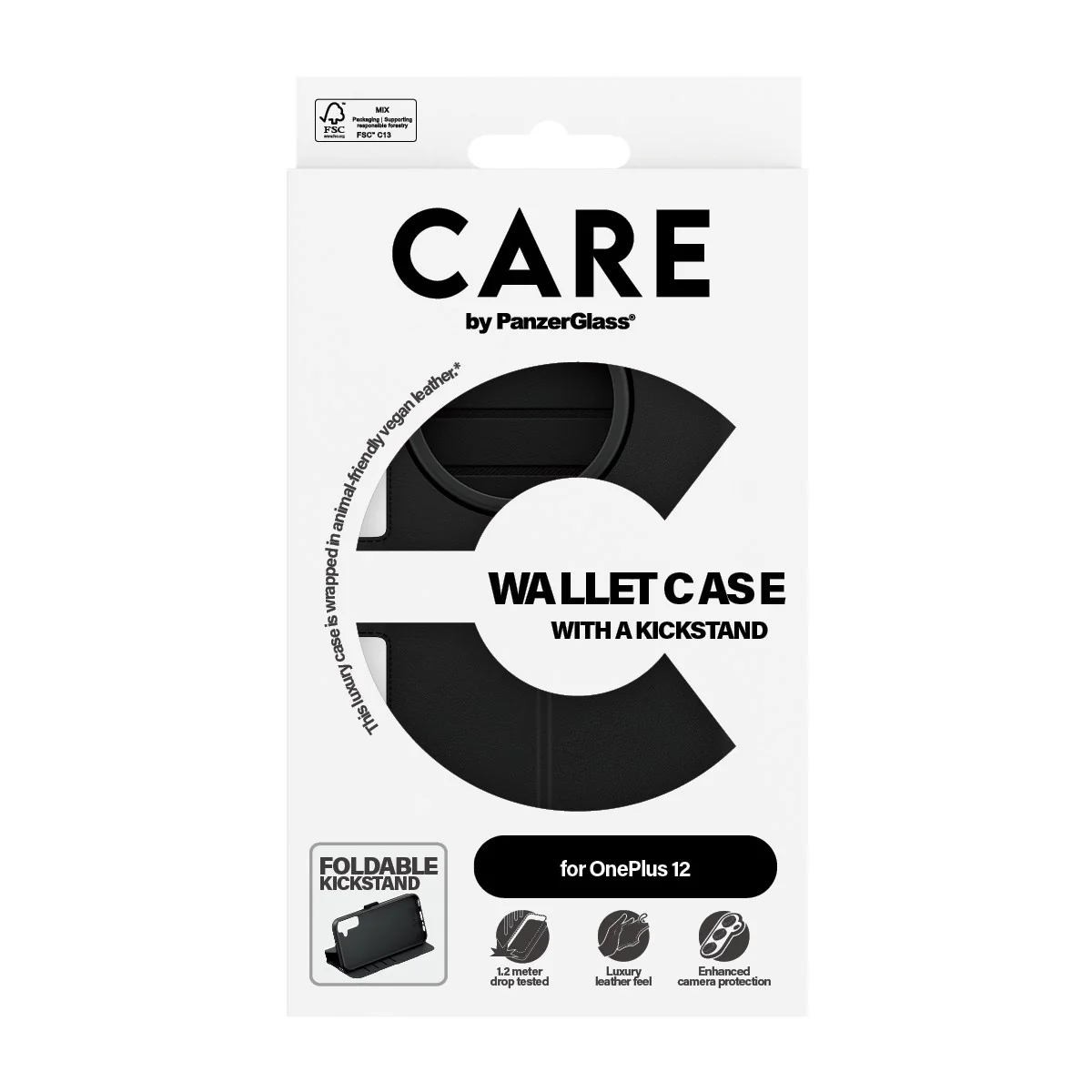 CARE™ by PanzerGlass® Case Wallet Case m. Kickstand OnePlus 12 - Image 3