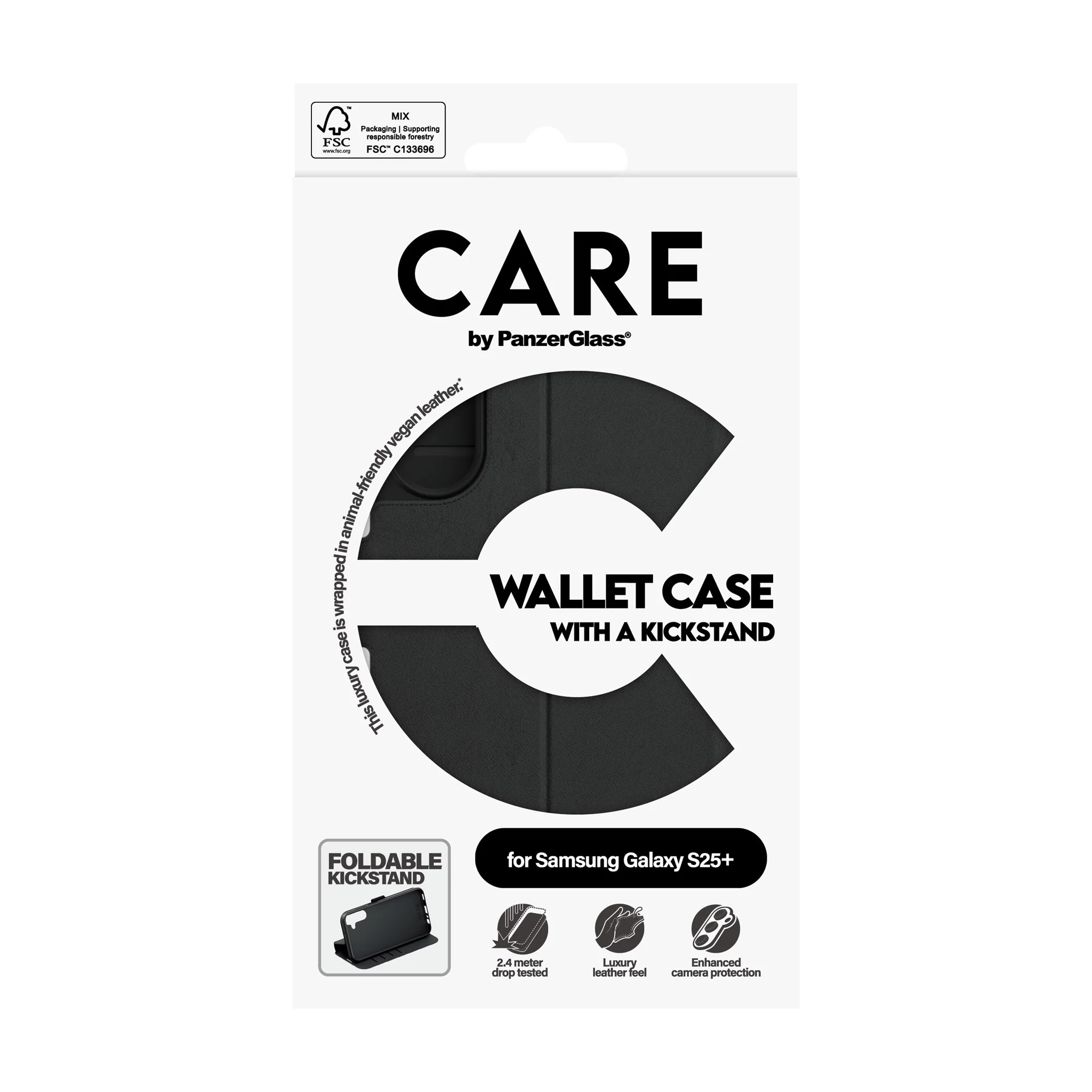 CARE™ by PanzerGlass® Wallet Case m. Kickstand Samsung Galaxy S25+ - Image 4
