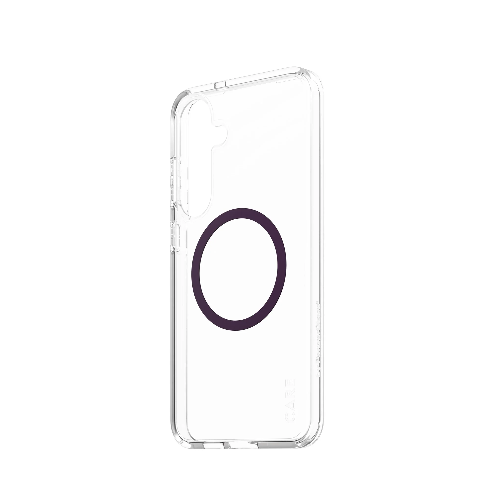 CARE™ by PanzerGlass® Urban Combat Case Transparent m. Plum Purple Qi Compatible Samsung Galaxy S25+ - Image 4