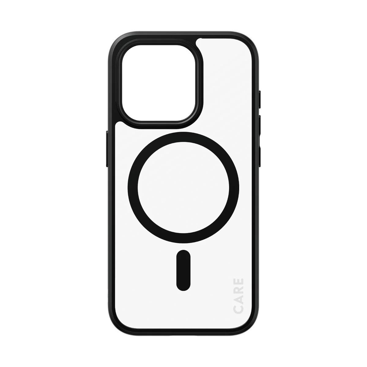 CARE™ by PanzerGlass® Urban Combat Case Transparent m. Schwarz MagSafe iPhone 15 Pro - Image 4