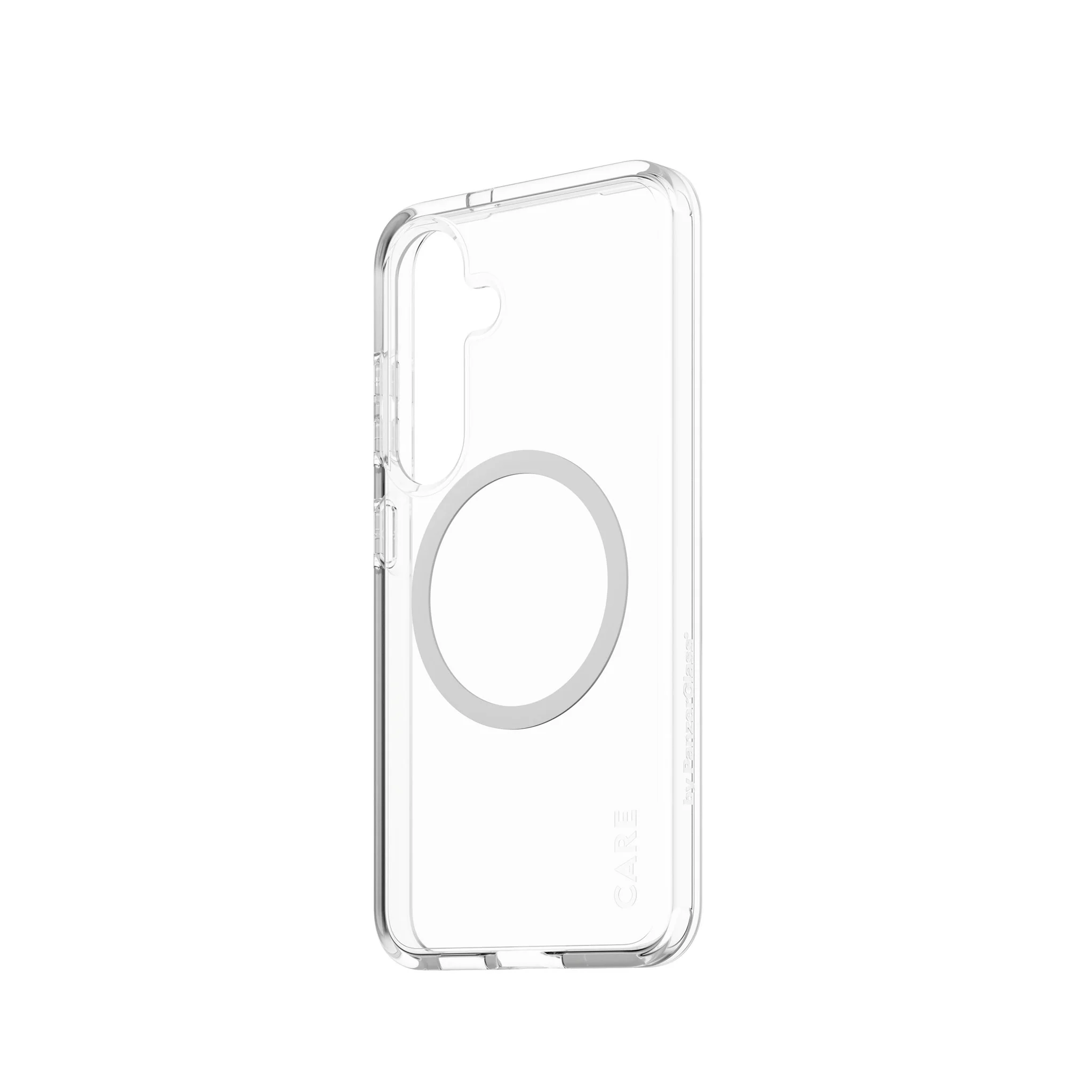 CARE™ by PanzerGlass® Urban Combat Case Transparent m. Weiß Qi Compatible Samsung Galaxy S25 - Image 4