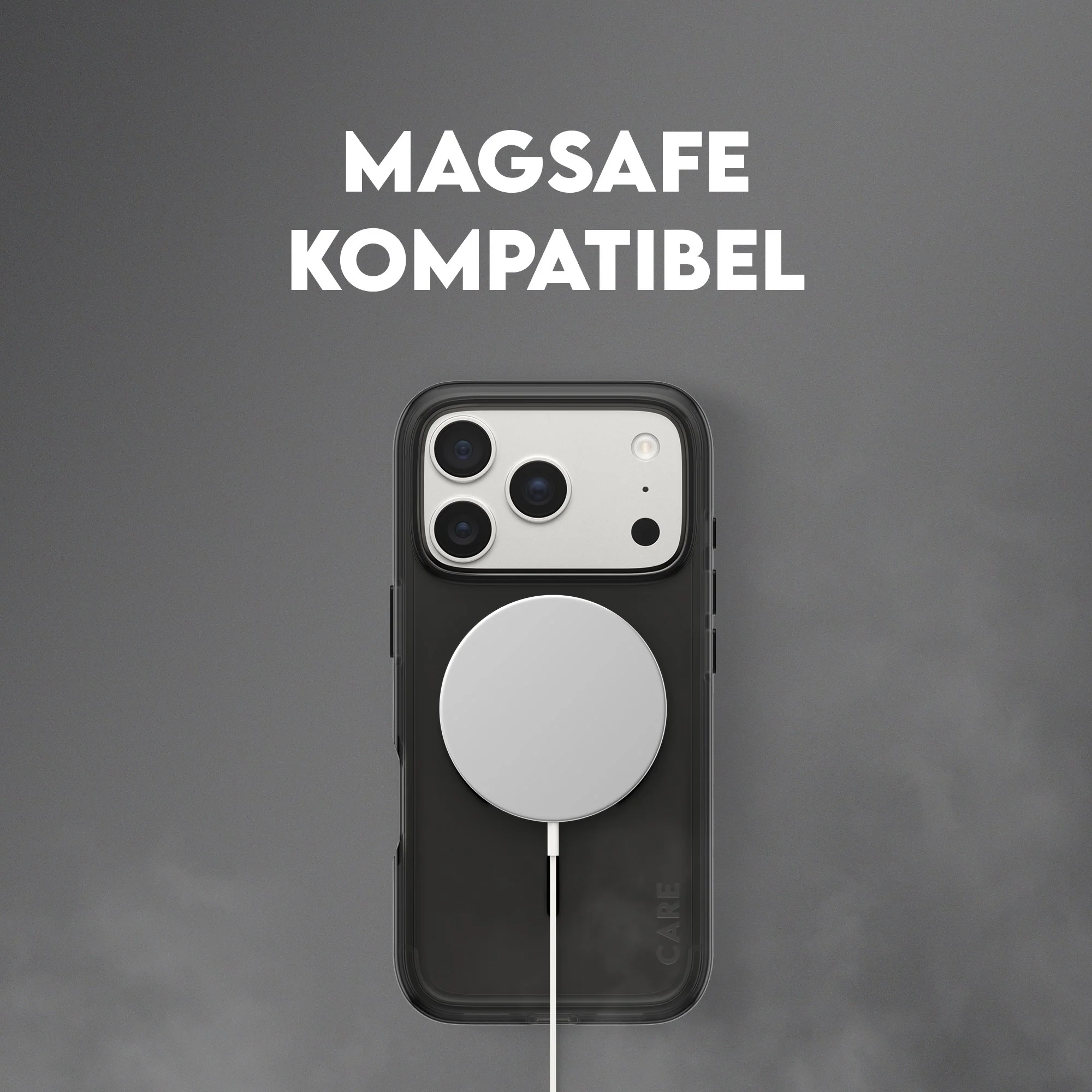 CARE™ by PanzerGlass® Smokey Case m. Schwarz MagSafe iPhone 17 Pro - Image 11