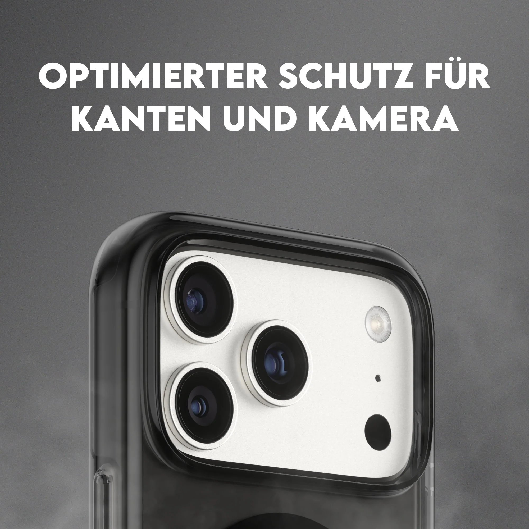 CARE™ by PanzerGlass® Smokey Case m. Schwarz MagSafe iPhone 17 Pro - Image 9