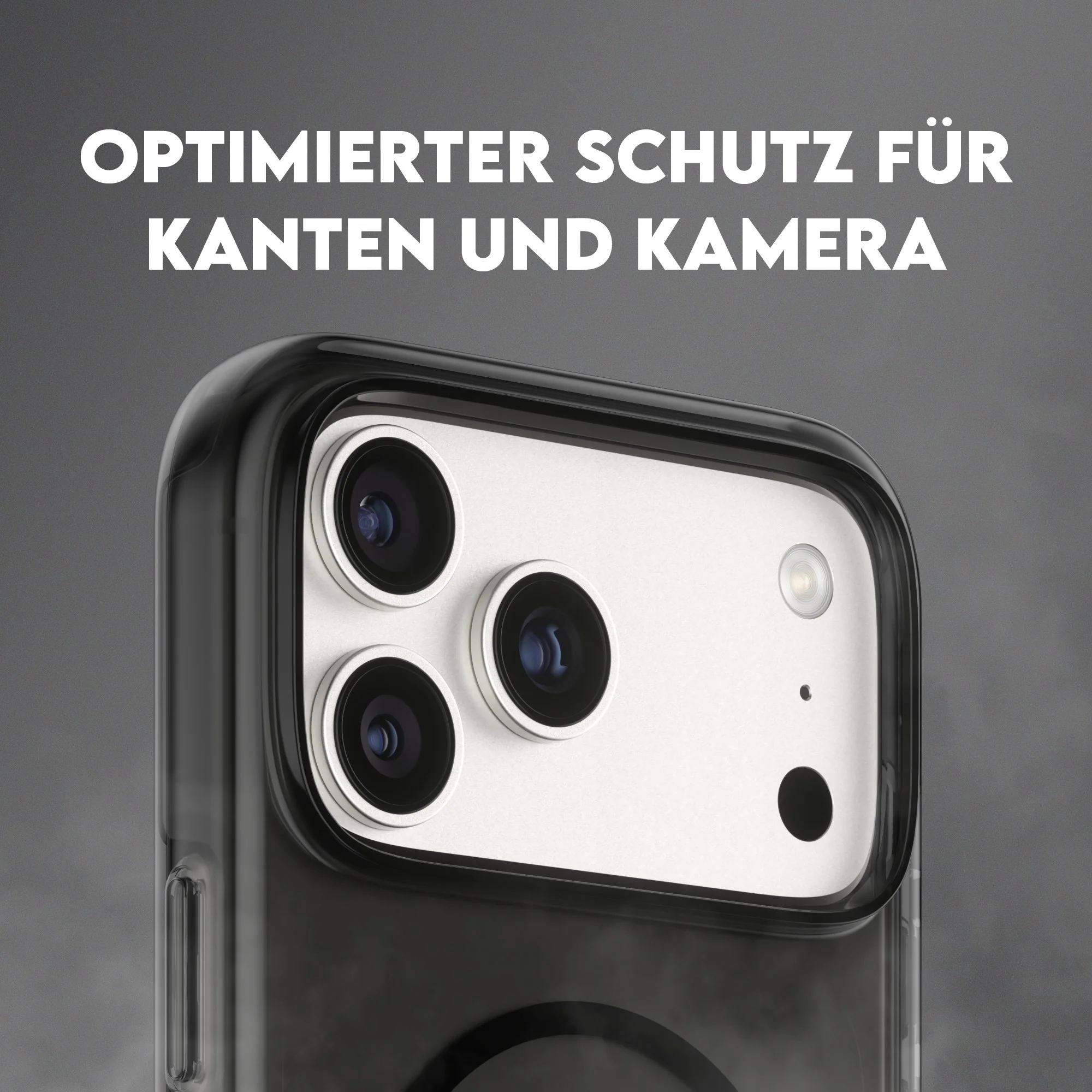 CARE™ by PanzerGlass® Smokey Case m. Schwarz MagSafe iPhone 17 Pro Max - Image 9