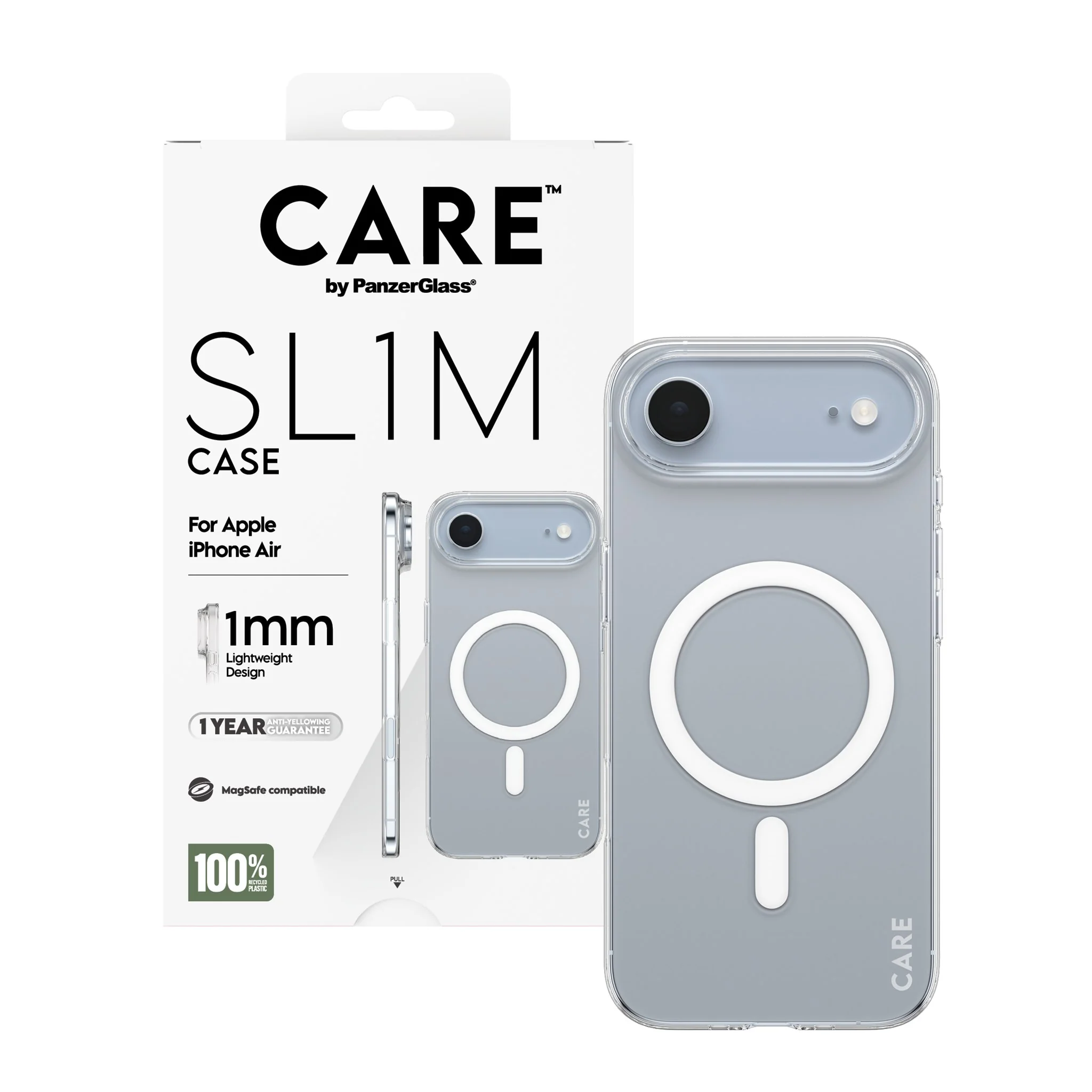 CARE™ by PanzerGlass® SL1M Case Transparent m. MagSafe iPhone Air - Image 5