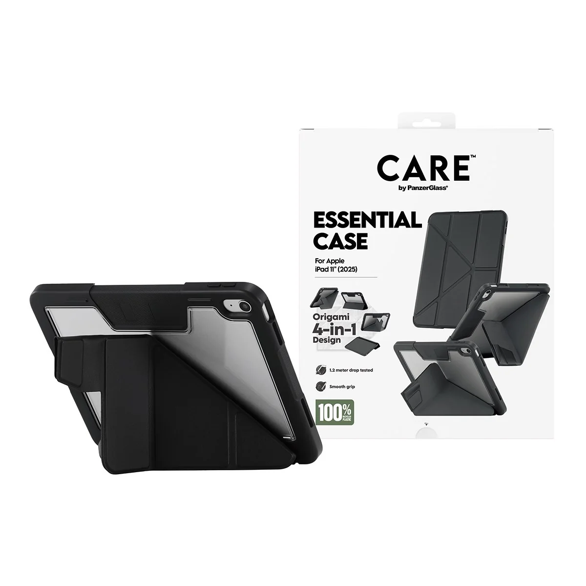 CARE™ by PanzerGlass Essential Case Schwarz iPad 11" (2025) | iPad 10.9'' (2022) - Image 2