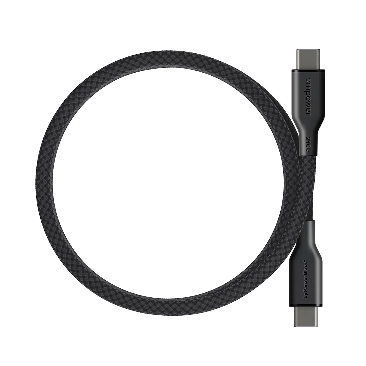 empower™ by PanzerGlass® Magnetic 240W USB-C to USB-C Kabel | USB 2.0 | 1.5M | Weltall Schwarz - Image 4