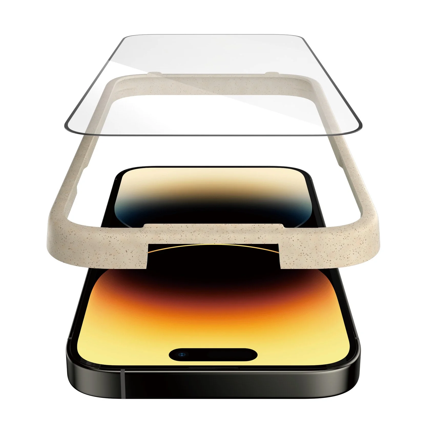 PanzerGlass® Displayschutz iPhone 14 Pro | Ultra-Wide Fit m. EasyAligner - Image 7