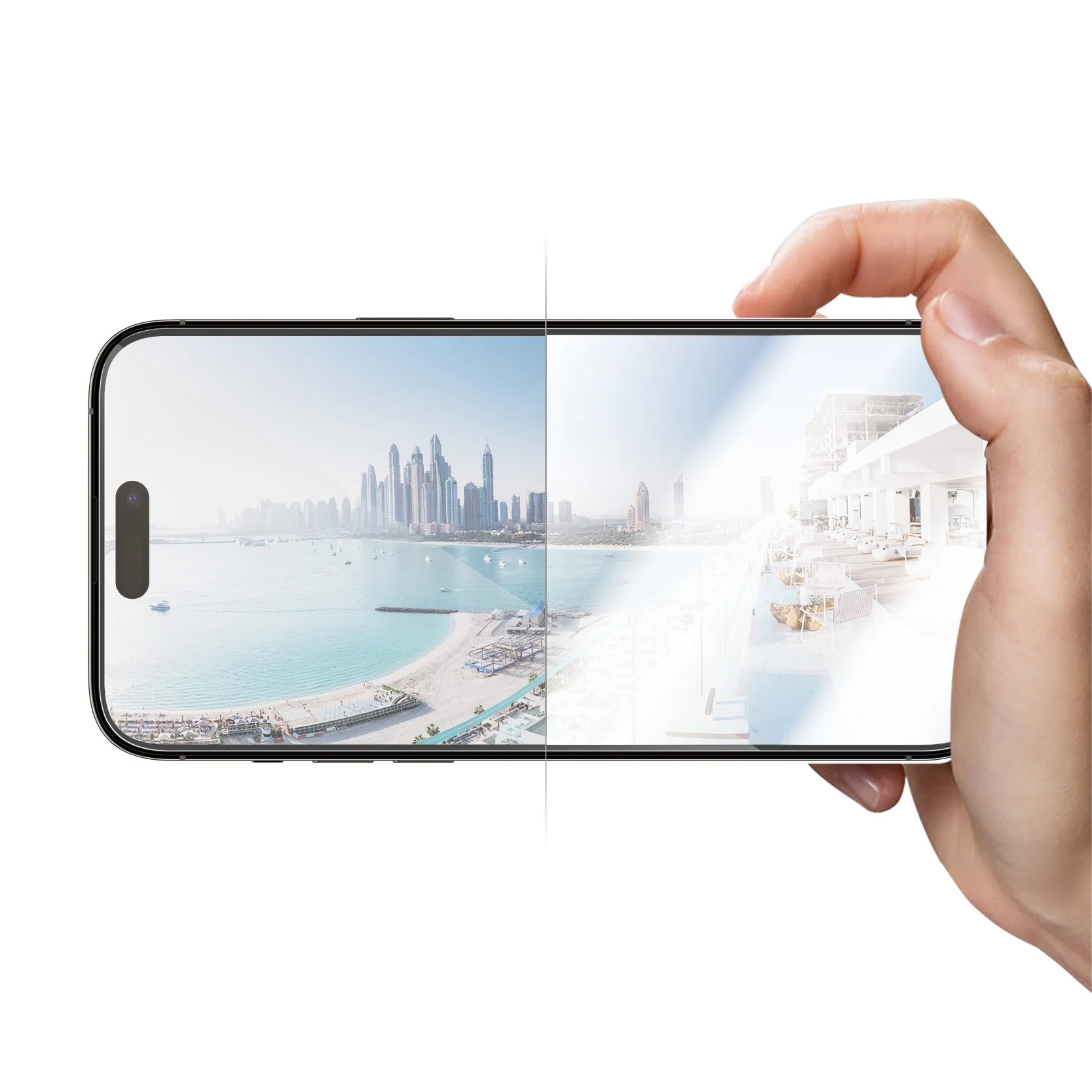 PanzerGlass®Anti-Reflective Displayschutz iPhone 14 Pro Max | Ultra-Wide Fit m. EasyAligner - Image 7