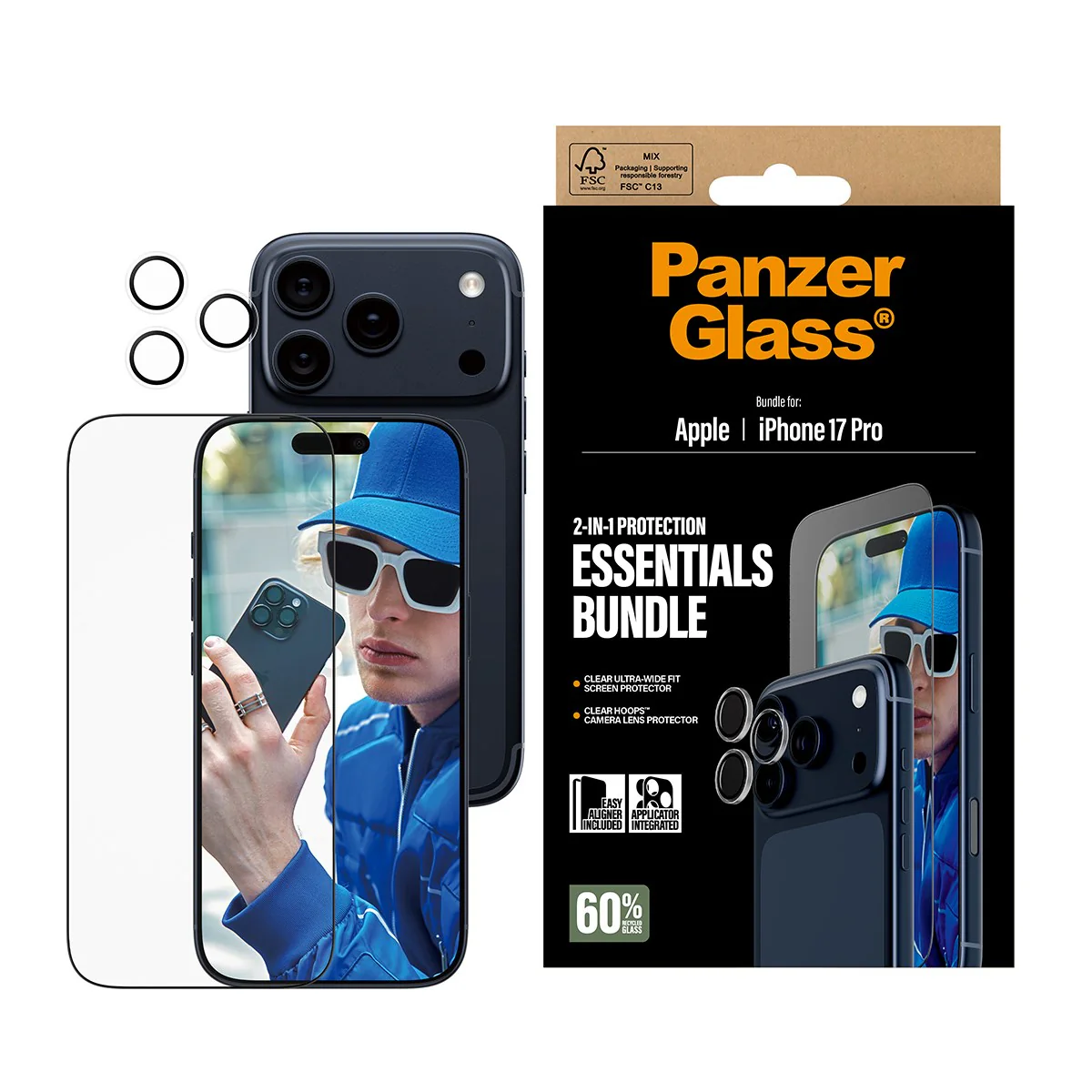 PanzerGlass® 2-in-1 Essentials Set iPhone 17 Pro - Image 2