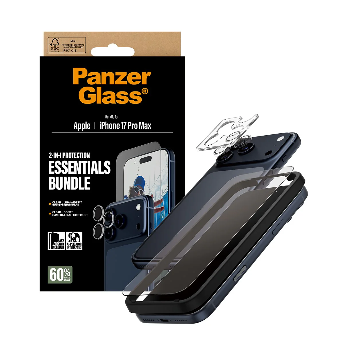 PanzerGlass® 2-in-1 Essentials Set iPhone 17 Pro Max - Image 5