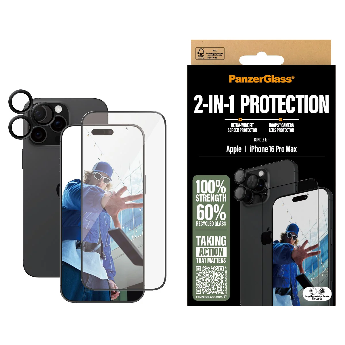 PanzerGlass® 2-in-1 Set iPhone 16 Pro Max - Image 2