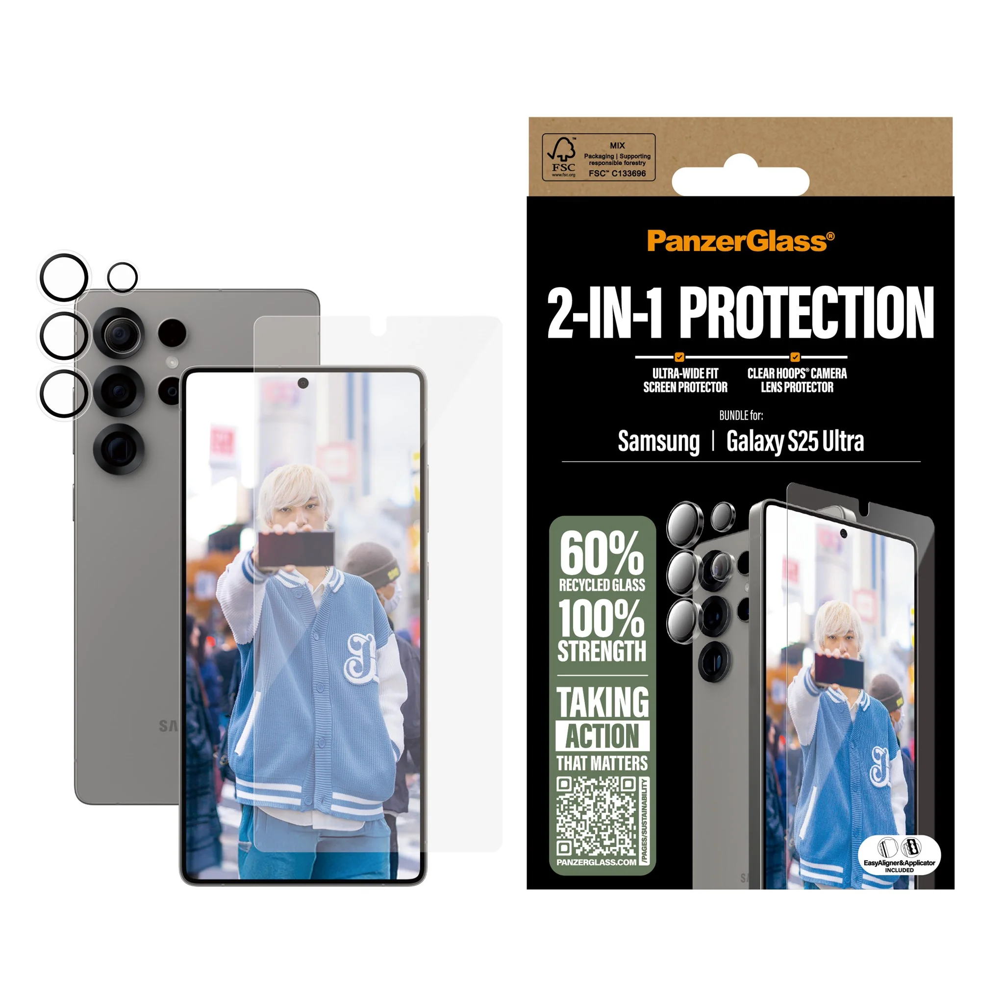PanzerGlass® 2-in-1 Set Samsung Galaxy S25 Ultra - Image 2