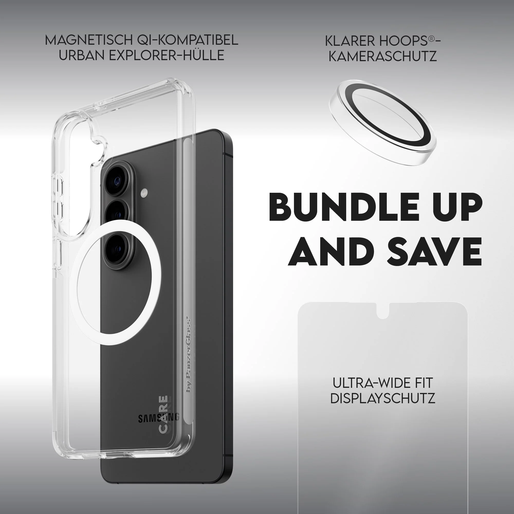 PanzerGlass® | CARE™ by PanzerGlass® 3-in-1 Set Samsung Galaxy S26 - Image 8