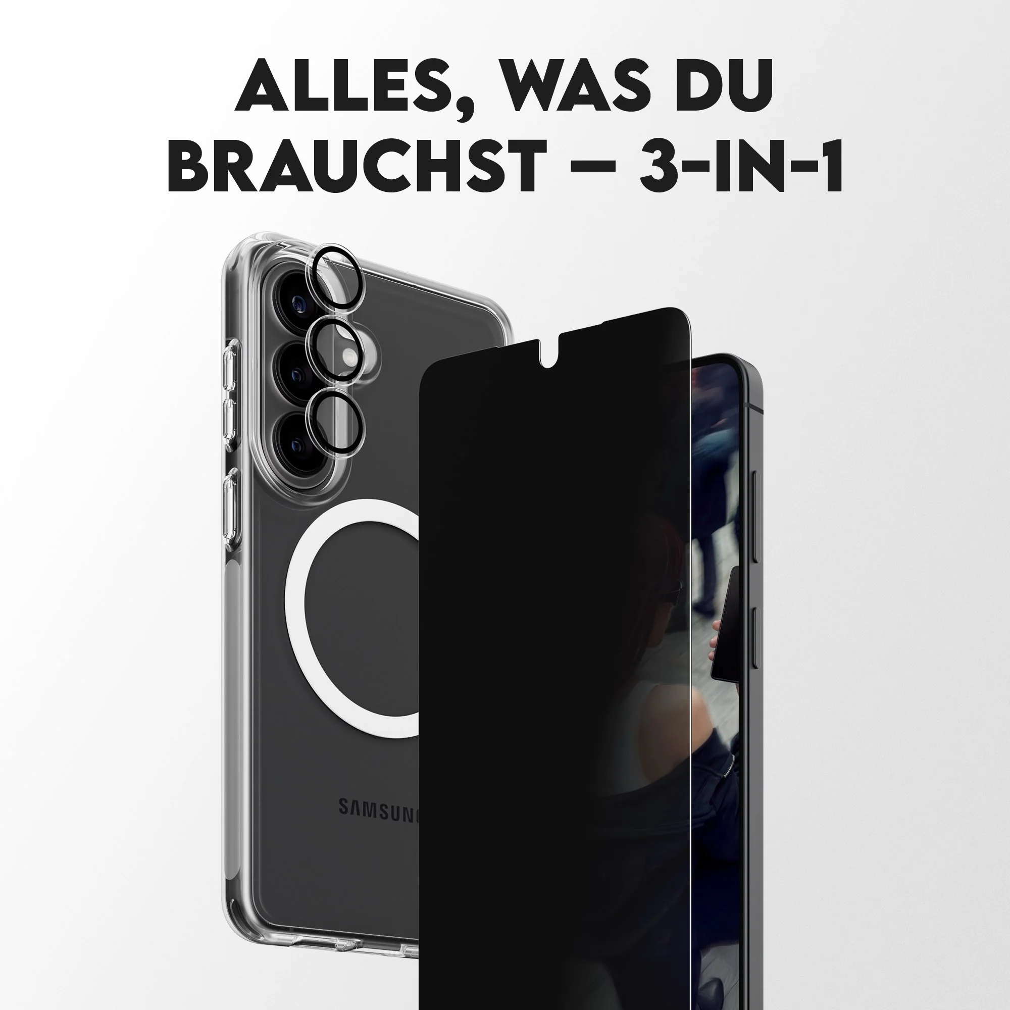 PanzerGlass® | CARE™ by PanzerGlass® Privacy 3-in-1 Set Samsung Galaxy S26+ - Image 8