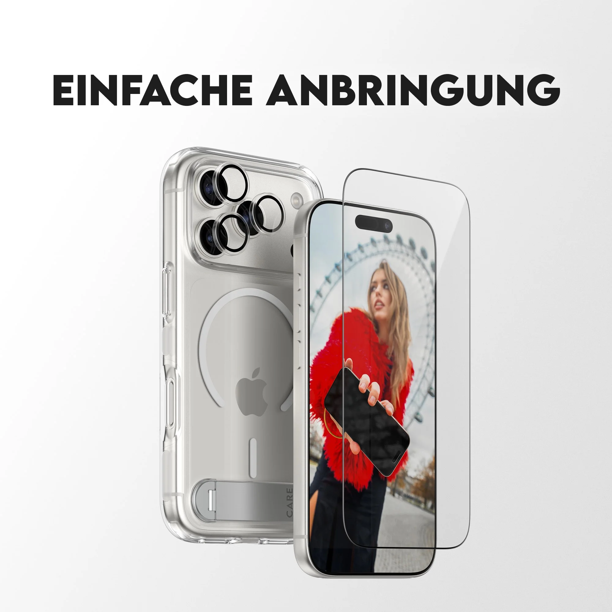 PanzerGlass® | CARE™ by PanzerGlass® 3-in-1 Kick Set iPhone 17 Pro - Image 8