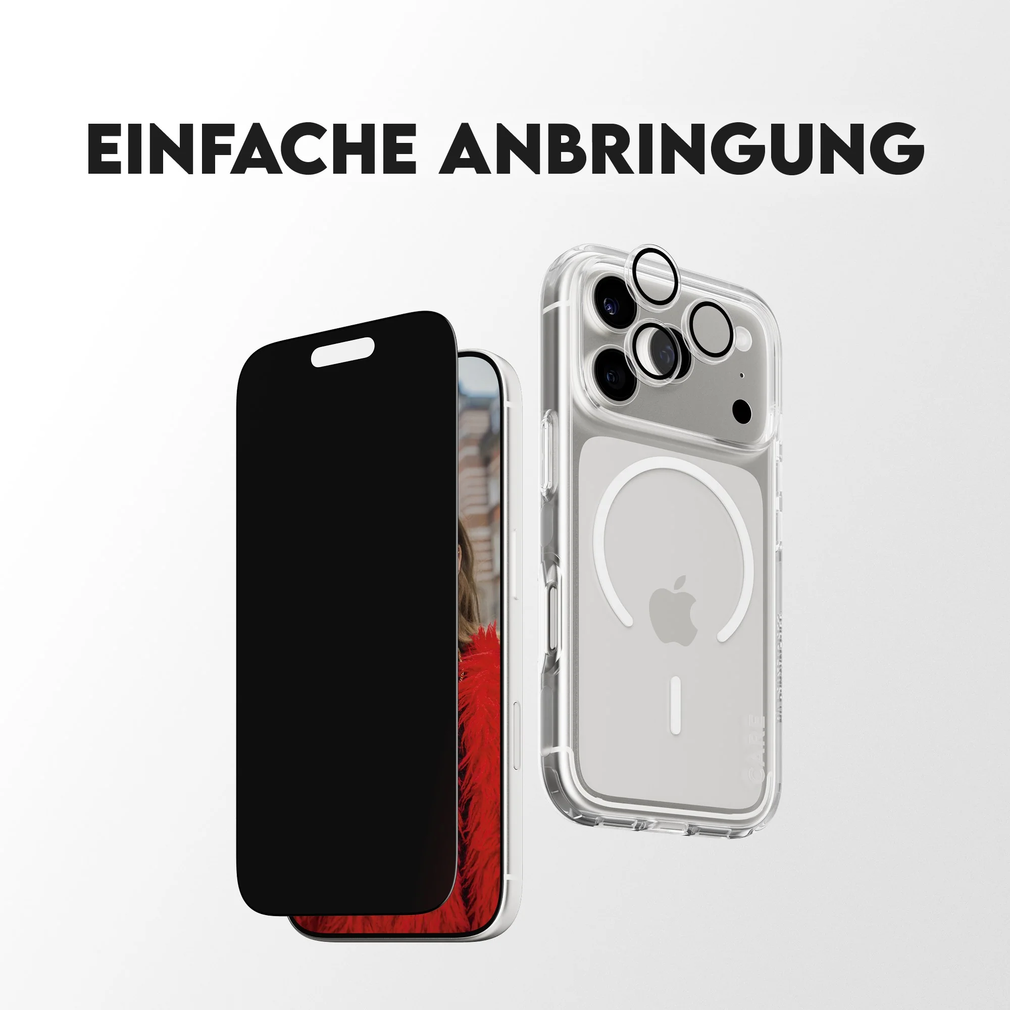 PanzerGlass® | CARE™ by PanzerGlass® 3-in-1 Privacy Set iPhone 17 - Image 10