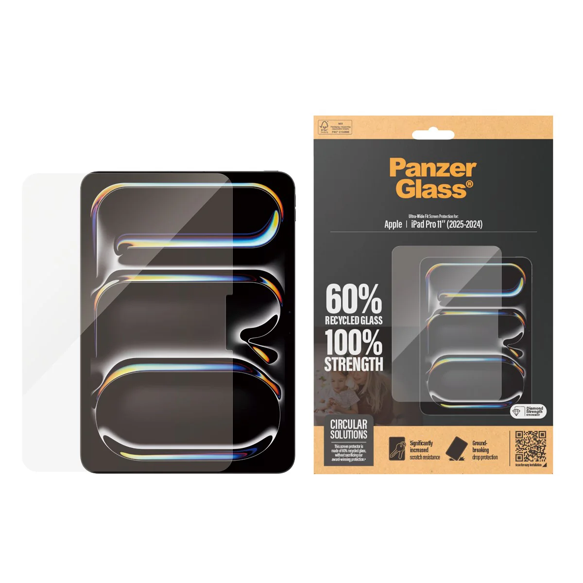 PanzerGlass® Displayschutz iPad Pro 11'' (2024-2025) | Ultra-Wide Fit - Image 2