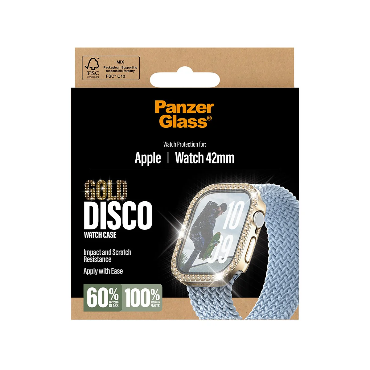 PanzerGlass® Full body Case Disco Gold Apple Watch Series 11 | 10 | 42mm - Image 3