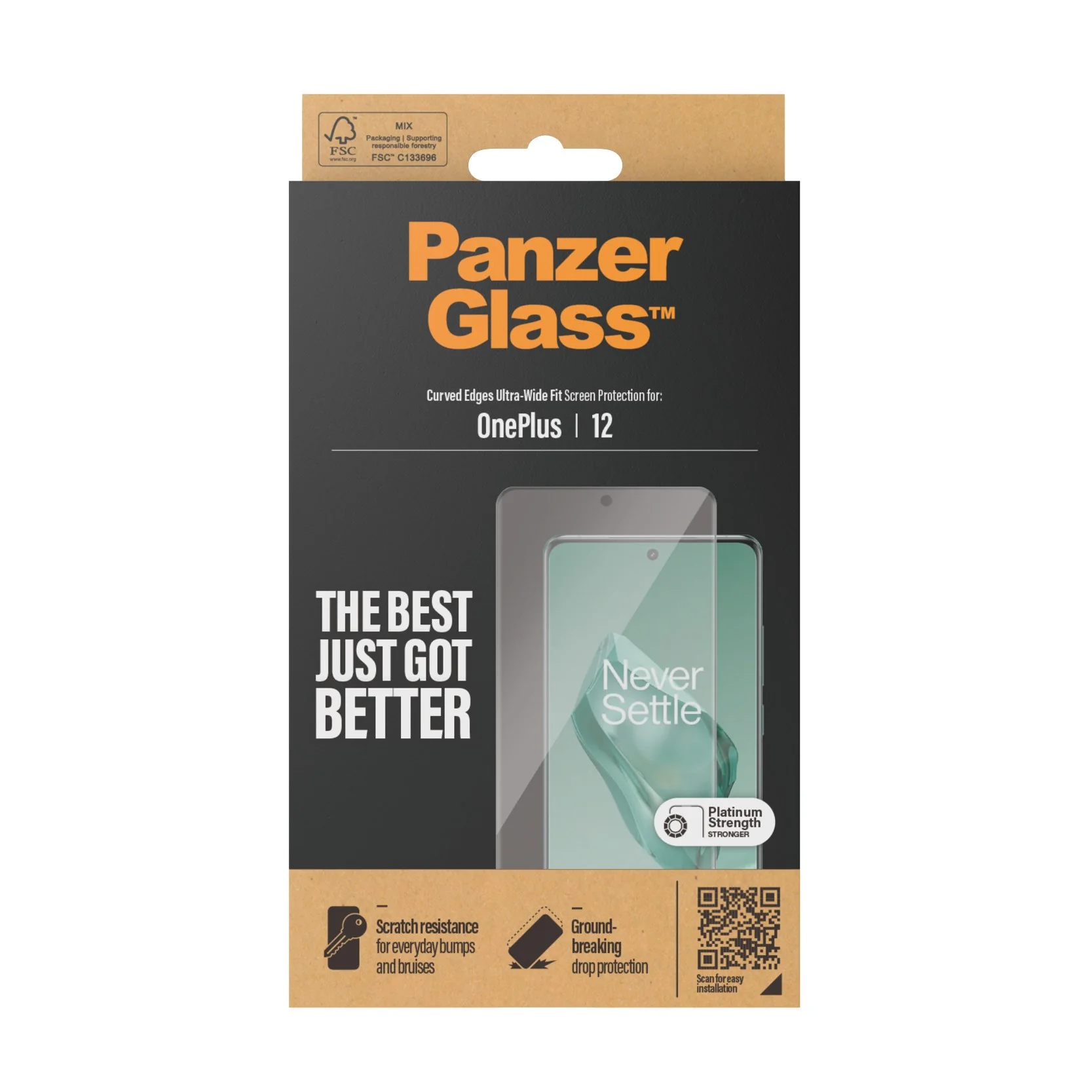 PanzerGlass® Displayschutz OnePlus 12 | Ultra-Wide Fit - Image 3