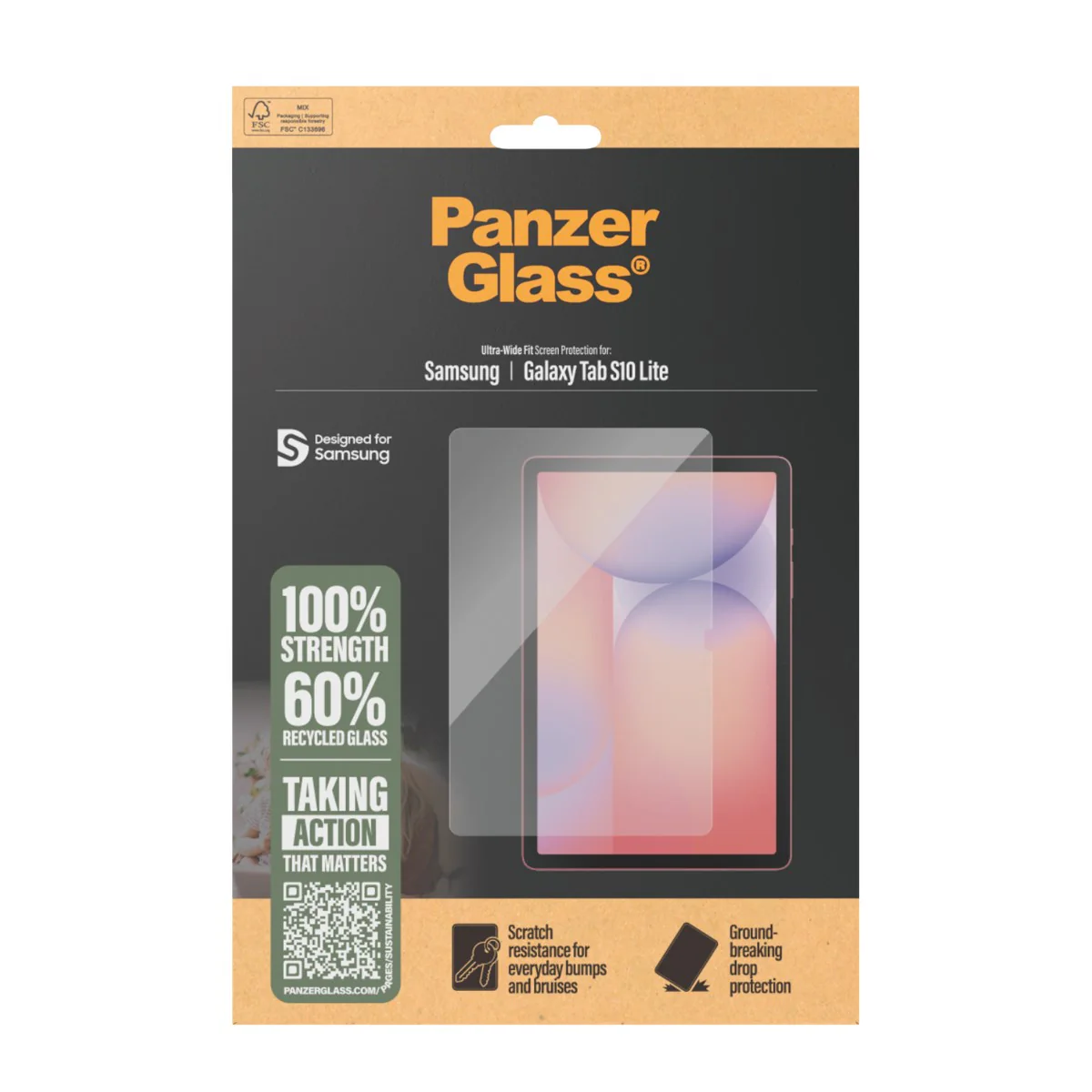 PanzerGlass® Displayschutz Samsung Galaxy Tab S10 Lite | Ultra-Wide Fit - Image 3