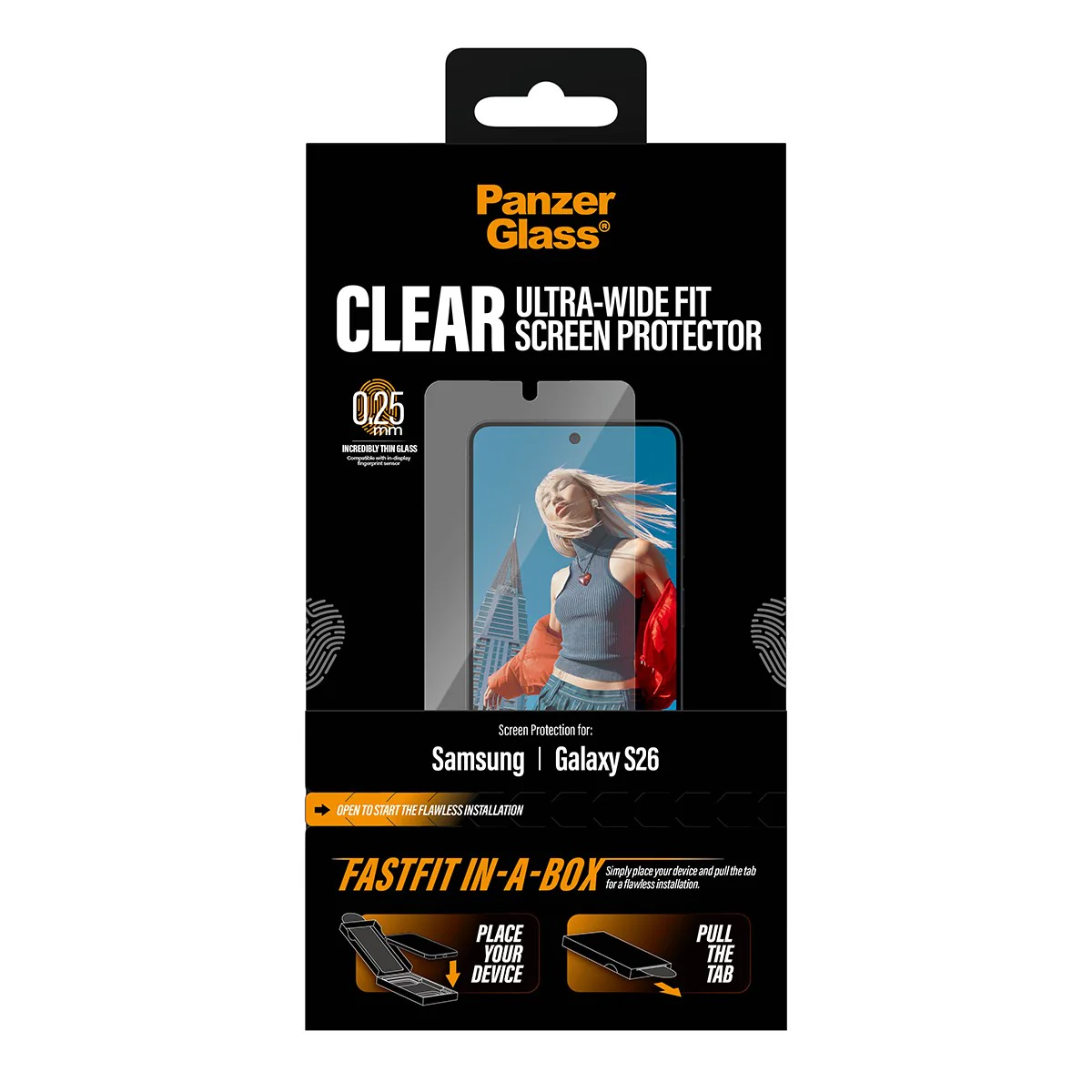 PanzerGlass® Displayschutz Samsung Galaxy S26 | Ultra-Wide Fit m. FASTFIT IN-A-BOX - Image 3