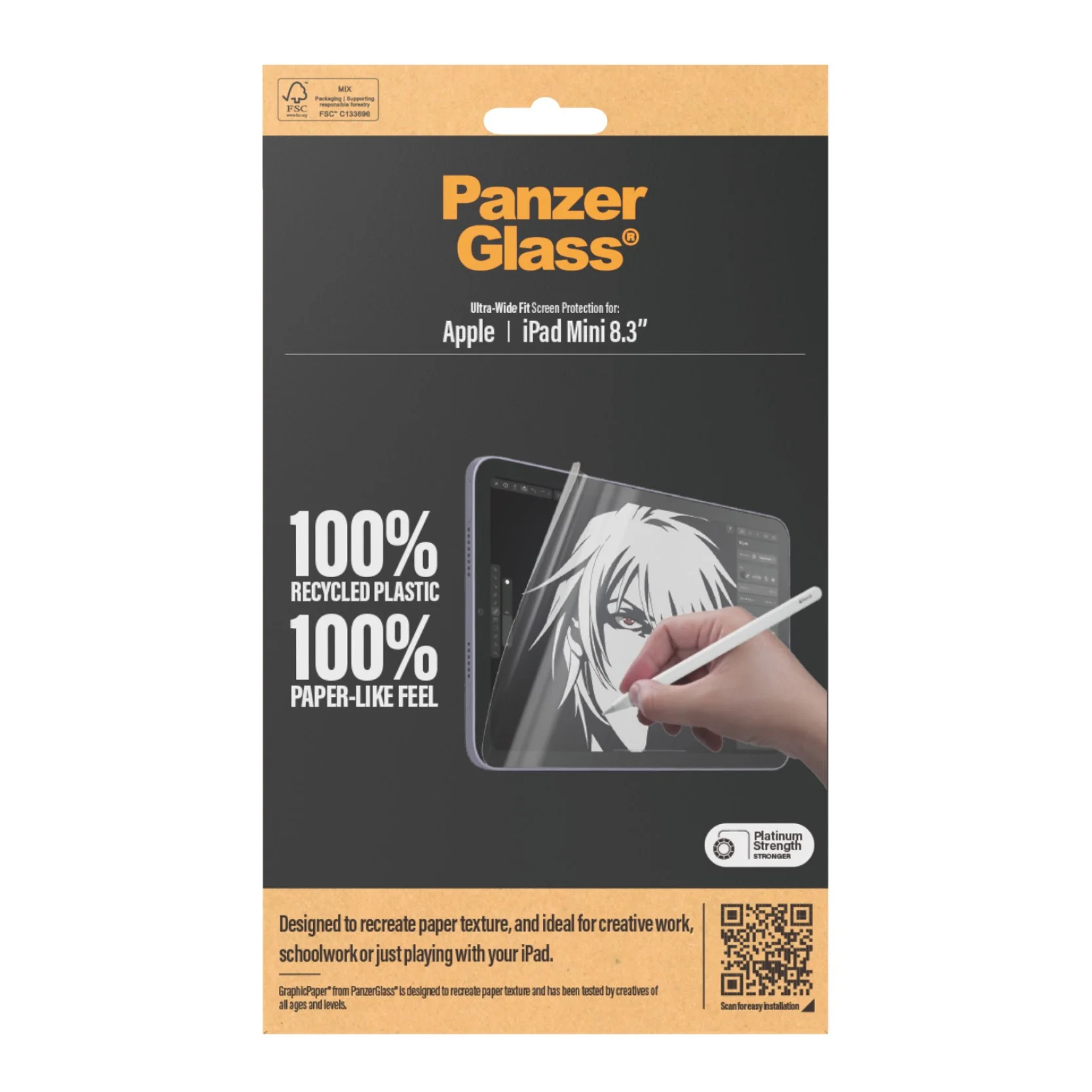 PanzerGlass® GraphicPaper® Displayschutz iPad Mini 8.3'' (2021, 2024) | Ultra-Wide Fit - Image 3
