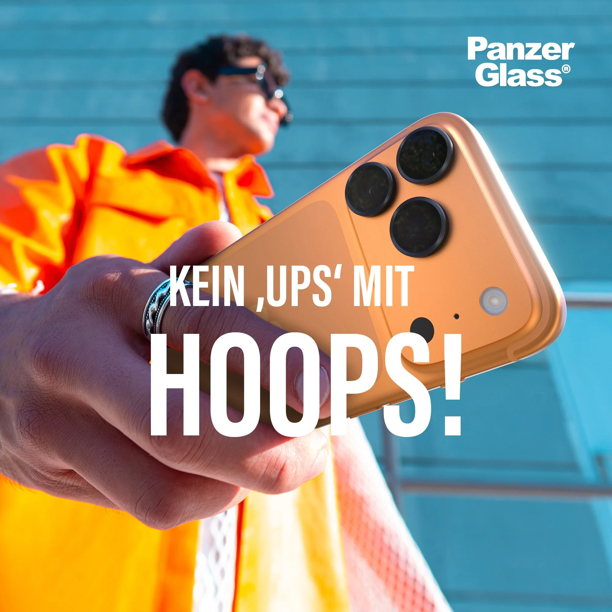 PanzerGlass® Hoops® Kameraschutz Transparent iPhone 17 | iPhone 16 | 16 Plus - Image 7