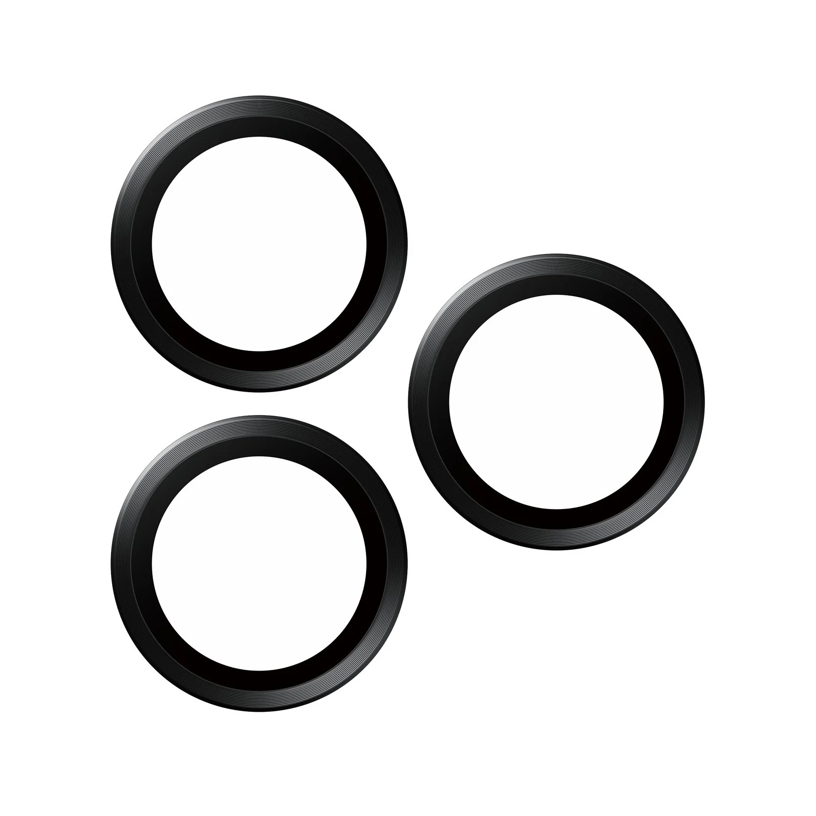 PanzerGlass® Hoops® Metall Kameraschutz Schwarz iPhone 15 Pro | 15 Pro Max - Image 4