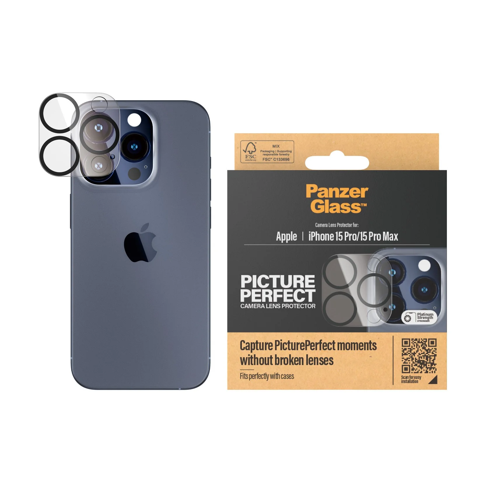 PanzerGlass® PicturePerfect Kameraschutz iPhone 15 Pro | 15 Pro Max - Image 2