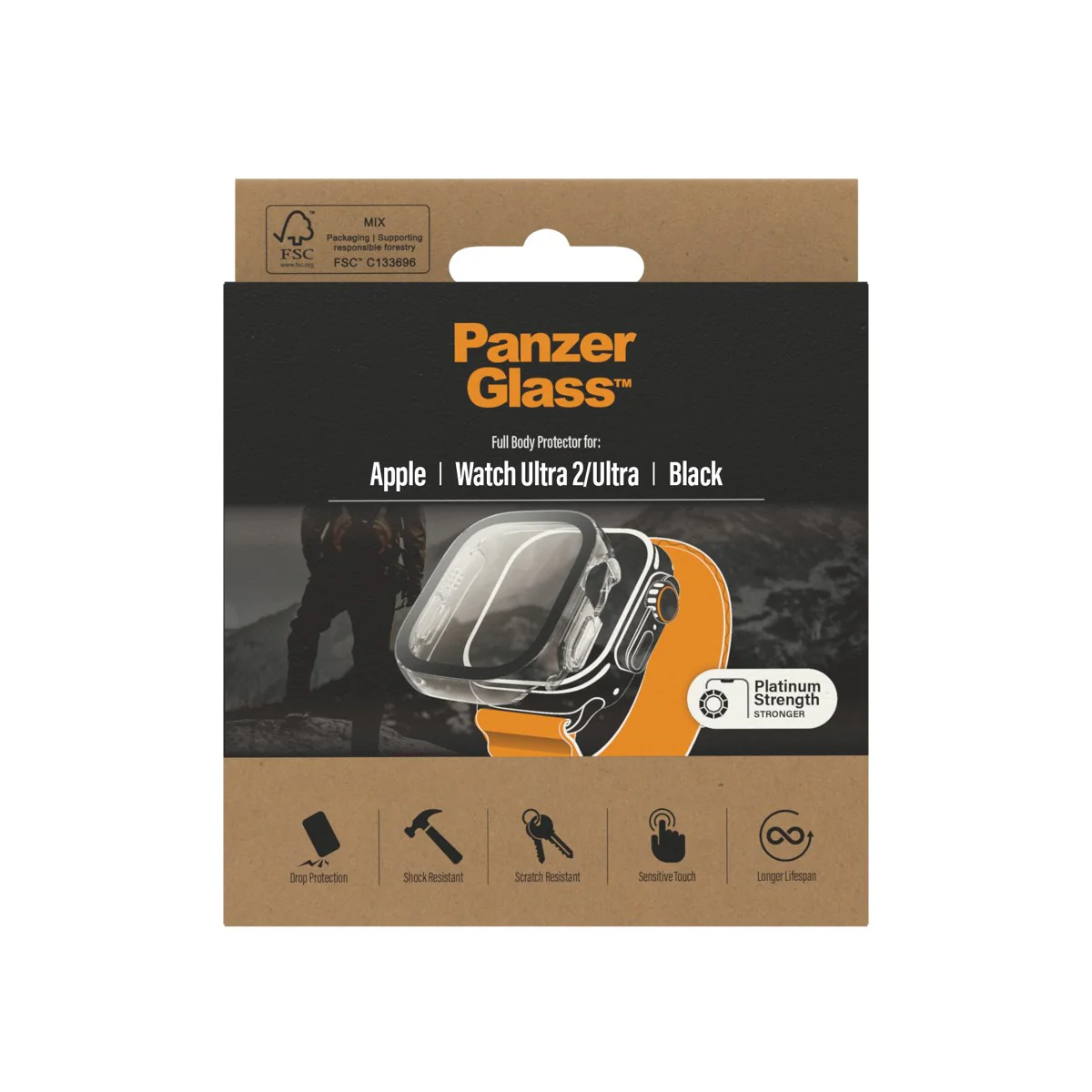 PanzerGlass® Full Body Case Apple Watch Ultra 2 | Ultra 49mm | Schwarz - Image 3