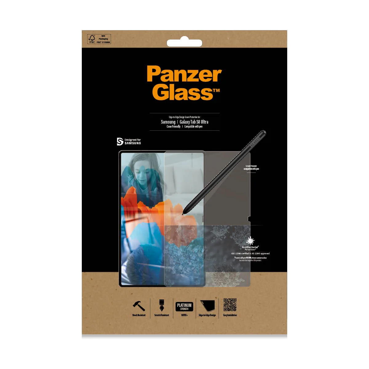 PanzerGlass® Displayschutz Samsung Galaxy Tab S8 Ultra | S9 Ultra | Ultra-Wide Fit - Image 10