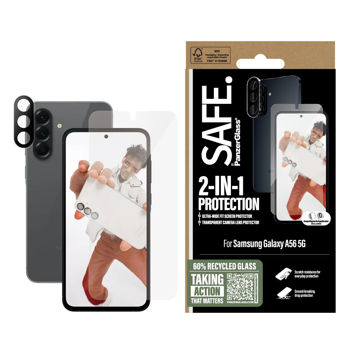 SAFE. by PanzerGlass® 2-in-1 Set Samsung Galaxy A56 5G - Image 2
