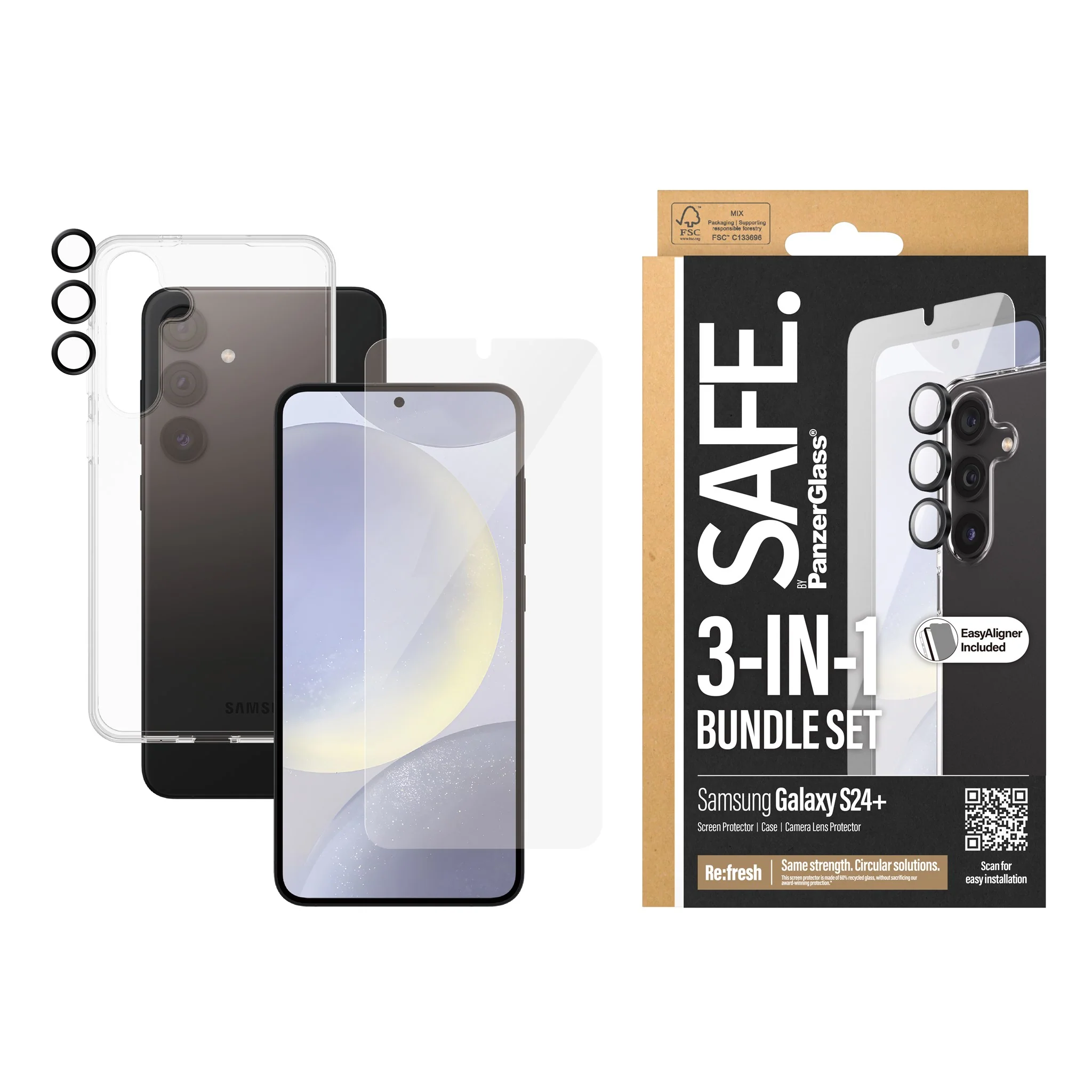 SAFE. by PanzerGlass® 3-in-1 Set Samsung Galaxy S24+ - Image 2