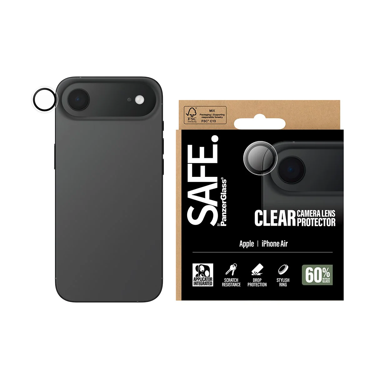 SAFE. by PanzerGlass® Kameraschutz Transparent iPhone Air - Image 2
