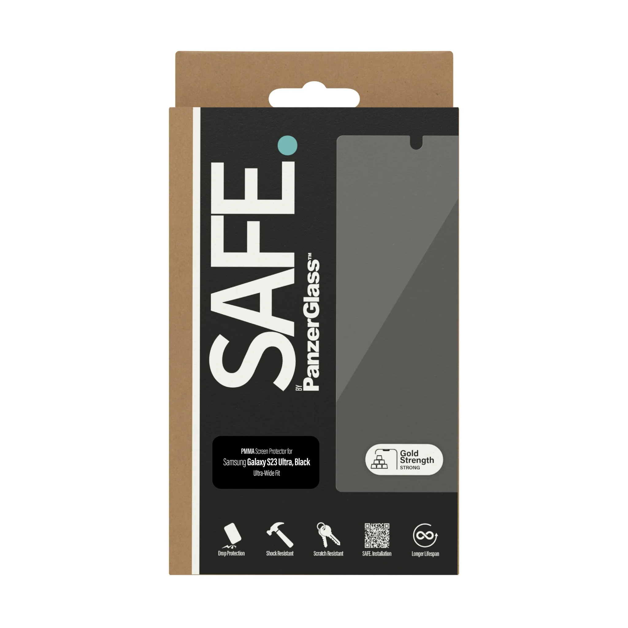 SAFE. by PanzerGlass® Displayschutz Samsung Galaxy S23 Ultra | Ultra-Wide Fit - Image 4