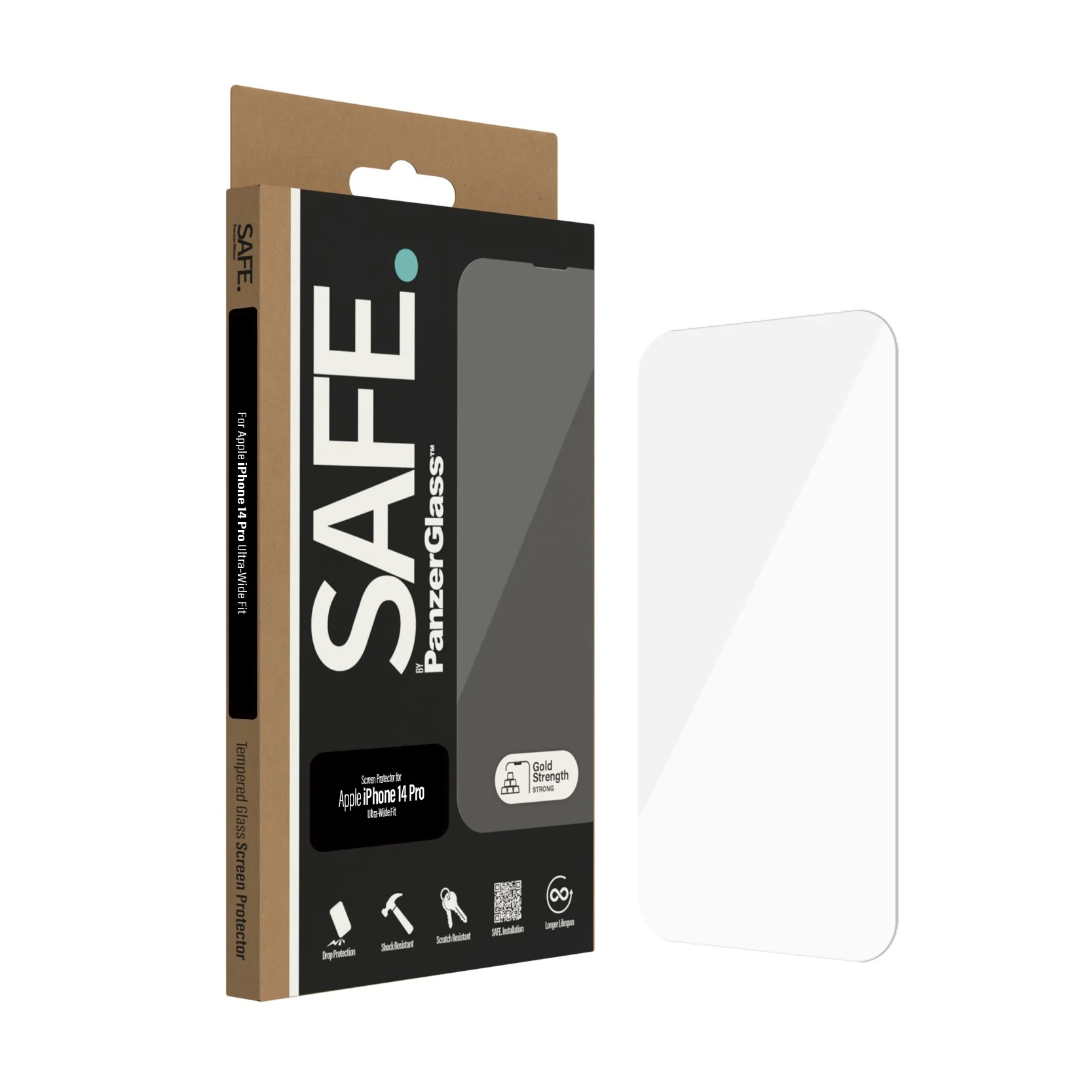 SAFE. by PanzerGlass® Displayschutz iPhone 14 Pro | Ultra-Wide Fit - Image 2